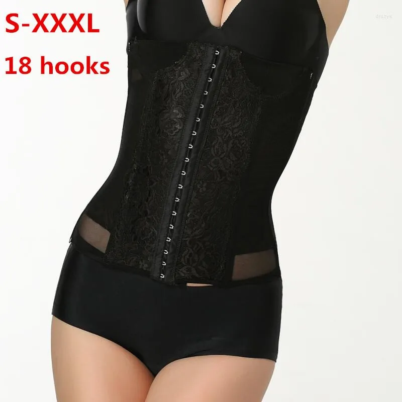 Women's Shapers 18 Hooks Summer Thin Corset Waist Trainer Cincher Sex Body Shaper Shapewear Faja Women Slimming Belt Cinta Modeladora Fajas