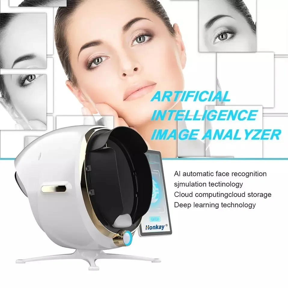 2023 Advanced Dermatological Assessment: High Definition 3D Skin Evaluation Scanner with Digital Magic Mirror Face Analysis System Including Tablet