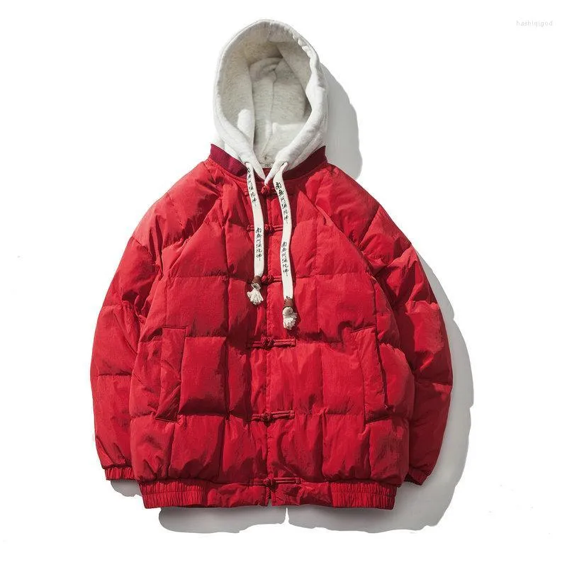 Parkas pour hommes en duvet d'hiver grande taille vêtements rembourrés en coton décontracté homme épaississement coréen chaud lâche Baseball Style chinois hommes