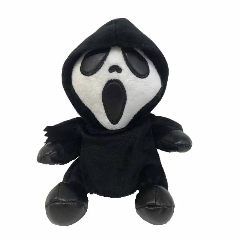 Commercio all'ingrosso di fabbrica 7,8 pollici 20 cm smorfia peluche giocattolo grim reaper bambola regalo di halloween per bambini