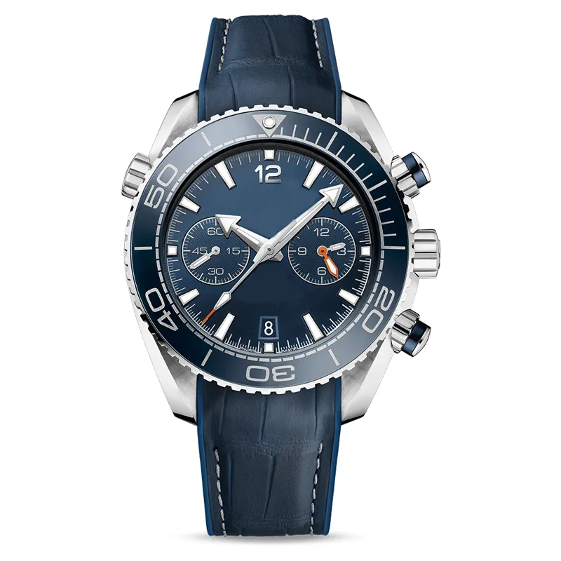 OMG montres de plongée 43 5mm automatique mécanique à la mode style montre pour hommes étanche 600 ceinture montre-bracelet usine Whole171N