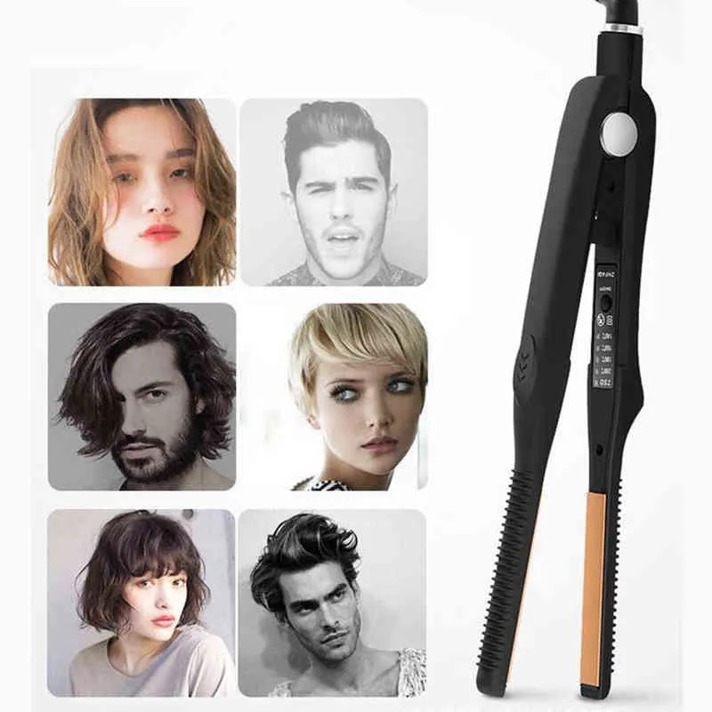Professional 2 In 1 Hair Styling Tool Fast Heating Brazilian Hair Straightener And Curler For Salon Use Travel Friendly Mini Curling Iron And Straightening Iron T220916 From Wangcai06 17.95 DHgate.Com