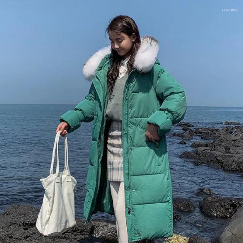 Gabardina para mujer, abrigo de invierno con capucha y cuello de piel sintética para mujer, abrigo grueso de manga larga para mantener el calor, Parka elegante para mujer 2022