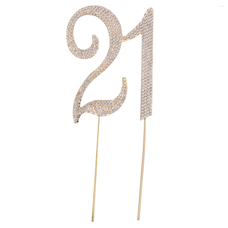 Festivo suprimentos de sobremesa Pick Bolo decorativo Cupcake Topper Decoração de palito de dente