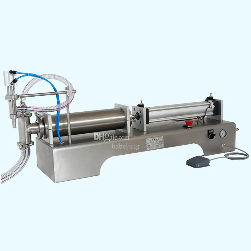 Machine de remplissage 10-5000 ml remplisseur de pâte de dentifrice liquide de boisson gazeuse volumétrique pneumatique pour le shampooing de miel de jus d'eau d'huile