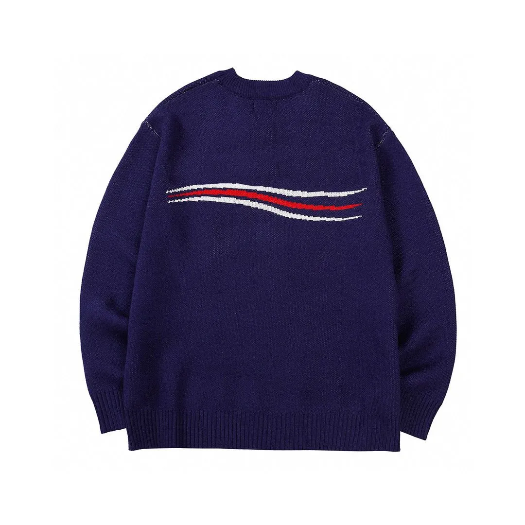 Designer tröja lyxig paris män kvinnor pullover mode klassisk bokstav topp hög kvalitet rund hals långärmad tröja ull hålla varm storlek s-2xl