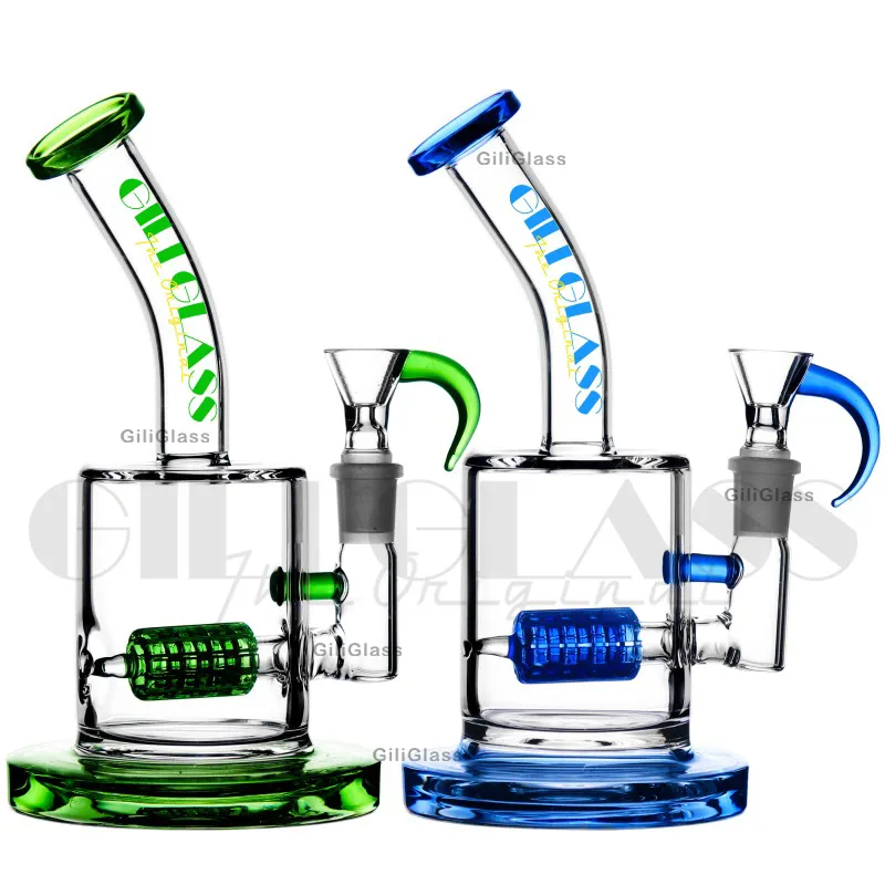 Bong in vetro da 8 pollici Monster Ball narghilè Rigs Dab Rig 14MM giunto per fumatori Tubi per acqua Turbina Percolatore Bong in vetro di colori assortiti