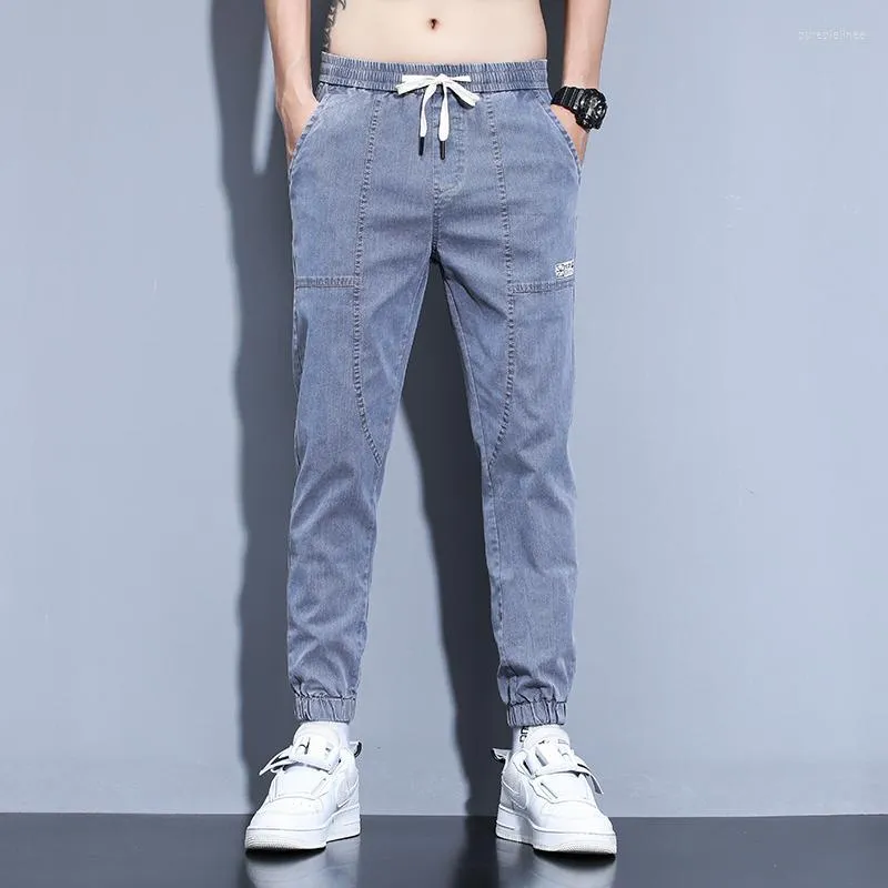 Jeans maschi maschi maschi maschi 2022 sciolte jogger harem pantalone di buona qualità harajuku pile di denim pantaloni vestiti