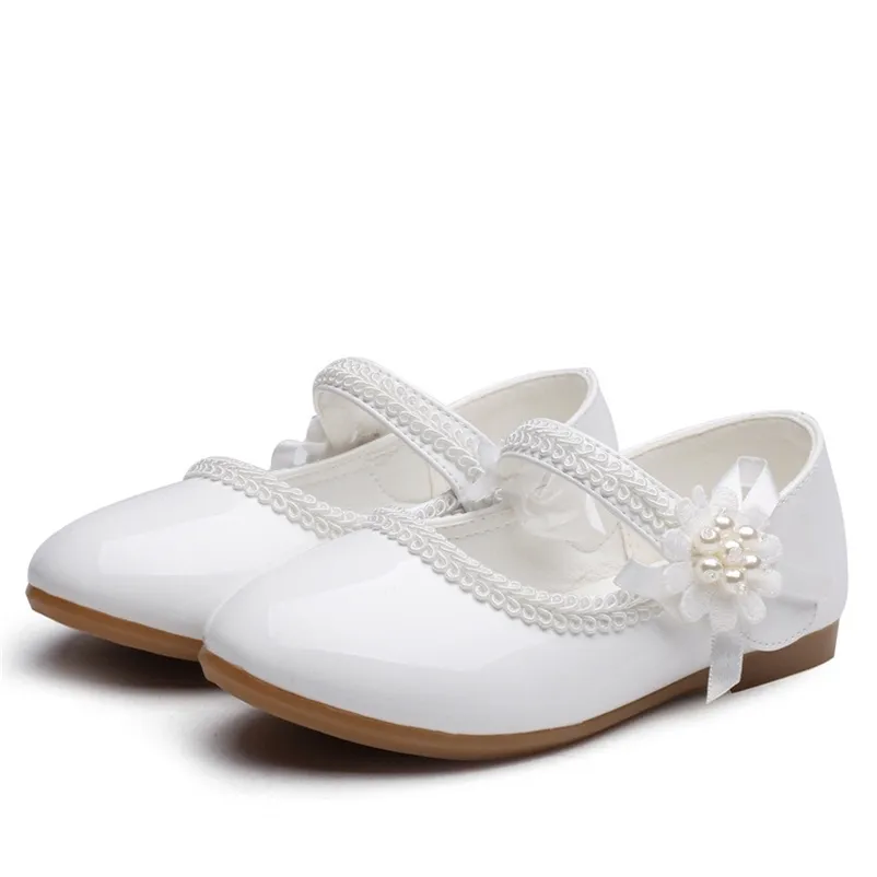 Turnschuhe 1 2 3 4 5 6 7T Baby Mädchen Lederschuhe Blume Kinder Prinzessin Cocktail Party Für Hochzeit Kleid 220920