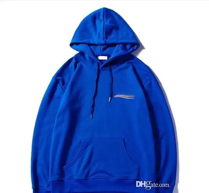 Heren Hoodies 20SS Men Designer Hoodies Hoody Sweatshirt Man Dames Zwarte Hoodie voor vrouw Oversized Fashion Blue Hoodys Jacket Pullover Lange Mouw Letter Winter