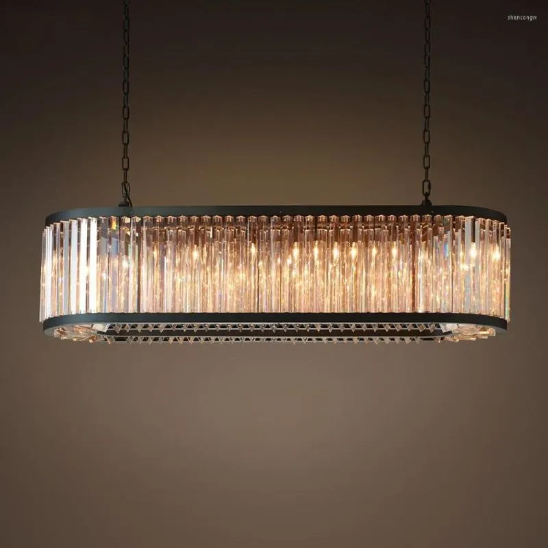 Люстры в европейском стиле современный K9 Crystal для виллы Home El Decor Decor Creative Luxury Indoor Lighting Pending Lamp