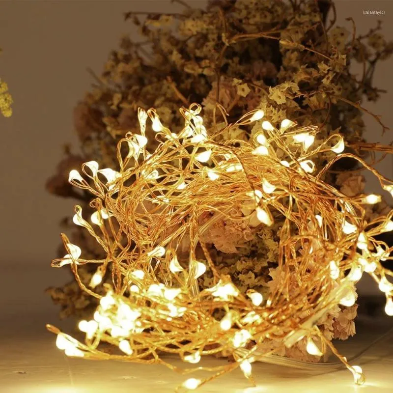 سلاسل ICOCO USB LED سلسلة الضوء المضاد للماء أضواء عيد الميلاد في الهواء الطلق لوكس ديكورشيون النحاس سلك من أجل الأربعاء