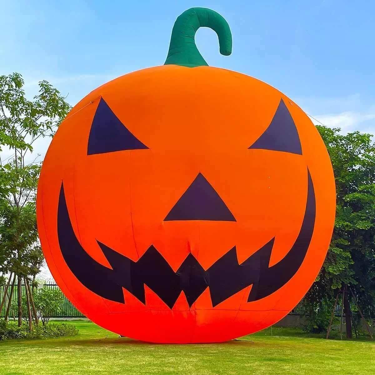 Premium 26ft Inflatable Pumpkin Decorations With Garden Blower Bunnings