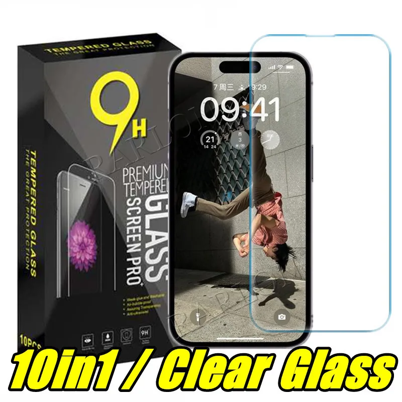 9H Premium gehärtetes Glas Displayschutzfolie für iPhone 14 Pro Max 13 12 11 XS XR 6 7 8 Samsung S22 Plus S21 FE A13 A33 A32 A52 A73 A82 Fabrik-Großhandelspreis