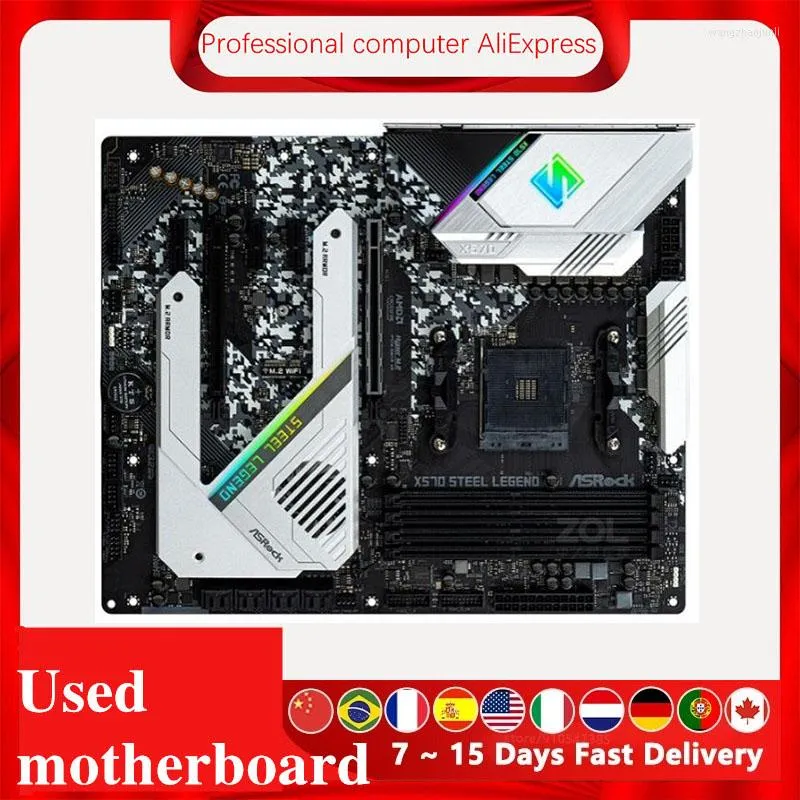 Placas -mãe para o soquete da placa -mãe ASROCK X570 AÇO