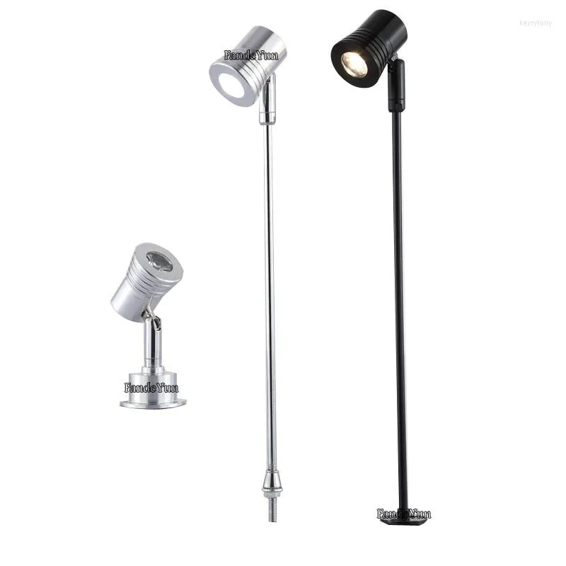 Iluminação Spotings LED de LED Mini Luzes para baixo 1W 3W AC85-265V Bulbos DC12V