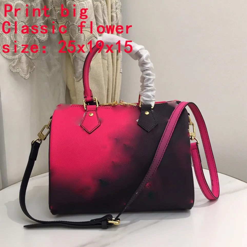 Nano Speedy Bandouliere Bag Designer Black Embossed Leather