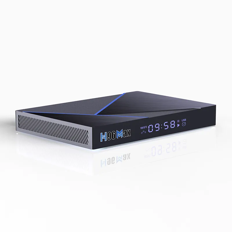 H96 Max V58 Smart TV Box - Android 12, Rockchip RK3588, 8K, 8/64GB - Neuve