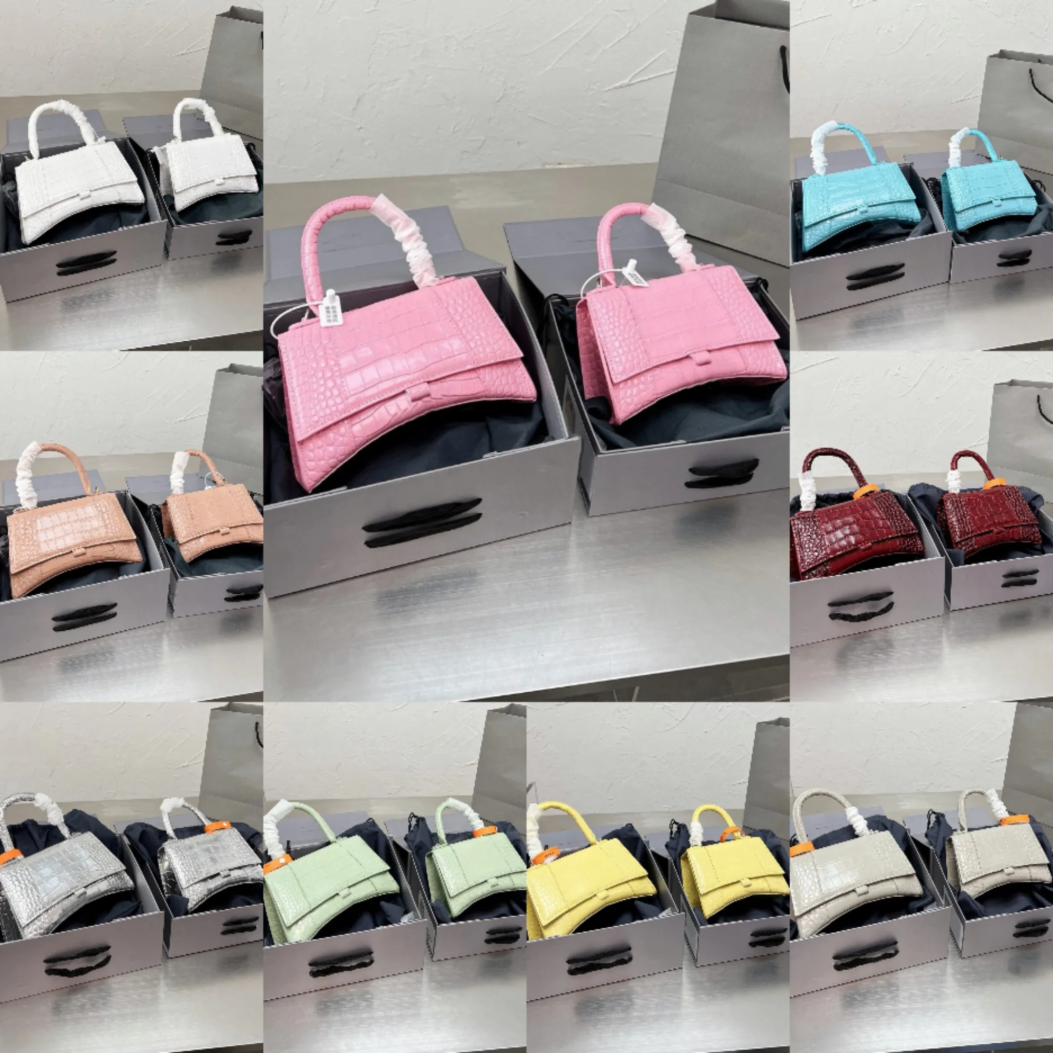 2 Sizes Luxury Shoulder Bag Handbags 13 Colors Party Tote Bags Designer Coin Purses Shopping Women Totes Fashion Crossbody Wallets Crocodile-print leather design