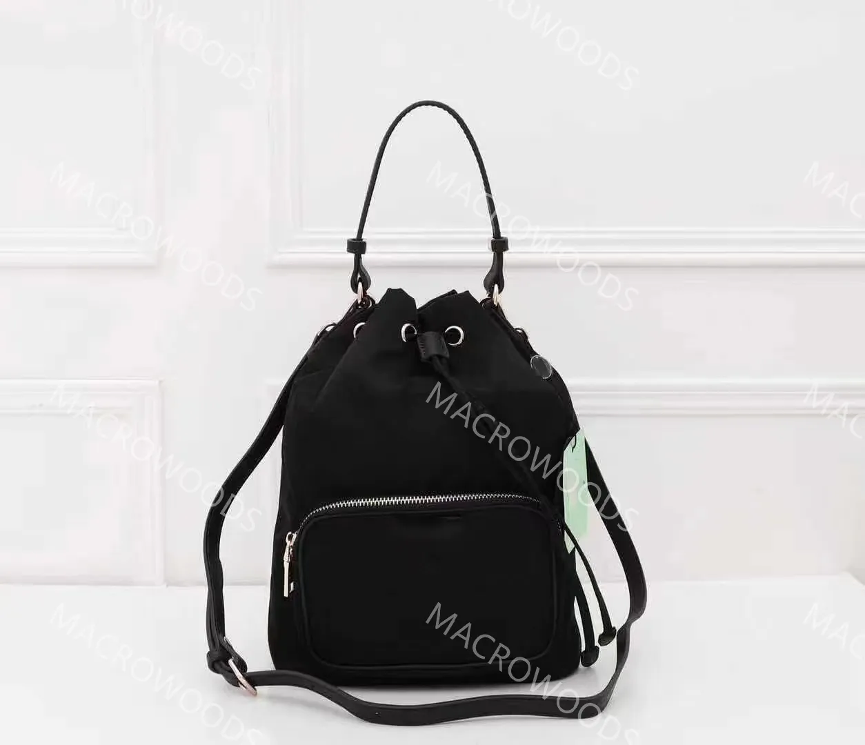 Designer Drawstring Luxury Bucket for Women Handbags Waterproof Canvas Messenger Bag Vintage Phone Purse Fashion Satchel Axel Bag Nylon Handv￤ska Lady Pures