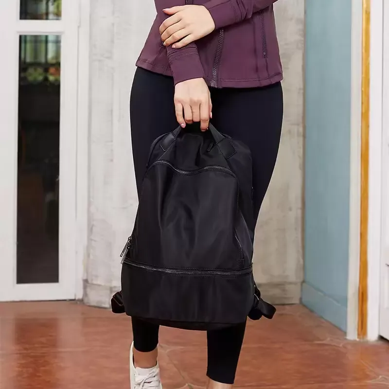 Lu Gym school bag Outdoor Backpack Casual Style Women Yoga Sports High Quality Sport Bags school adventurer