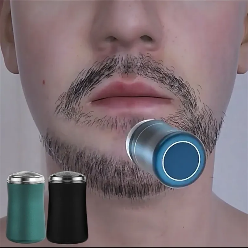 Elektriska rakare fickstorlek tvättbar rakkniv rakaverkylbar rakmaskin för män våt-torr dubbel användning mini skägg 220921
