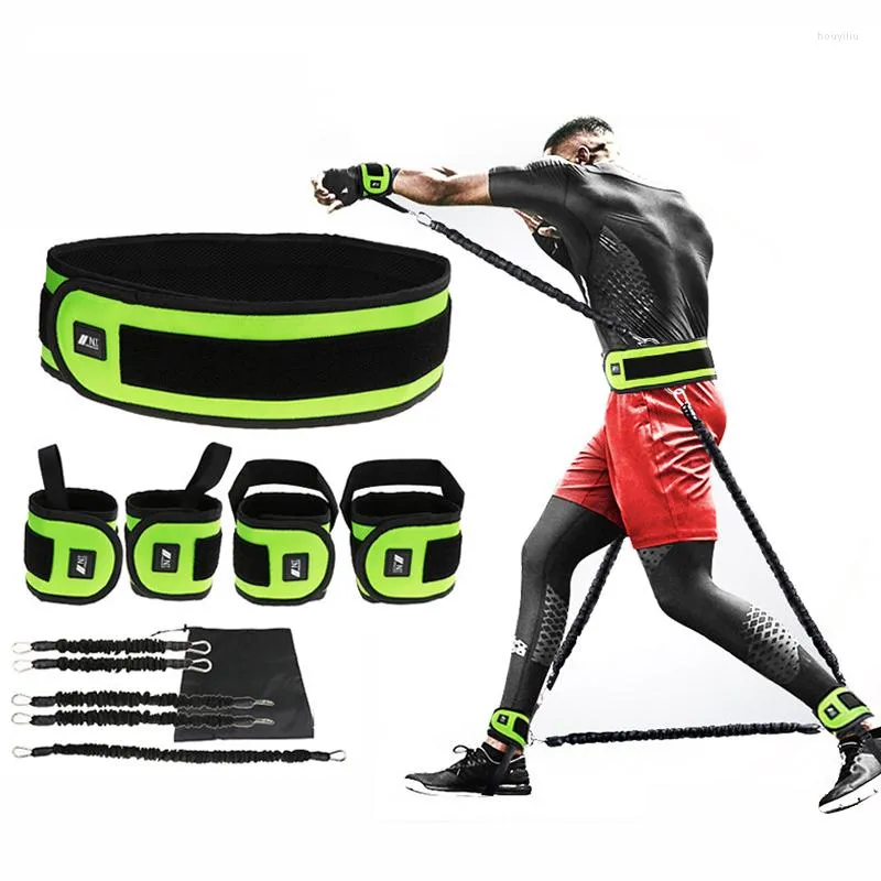 Resistance Bands 6/12pcs Band Boxing Training Bounce Pull Rope Full Body Exercise Home Gyms Workout Rubber Expander Fitness Equipment