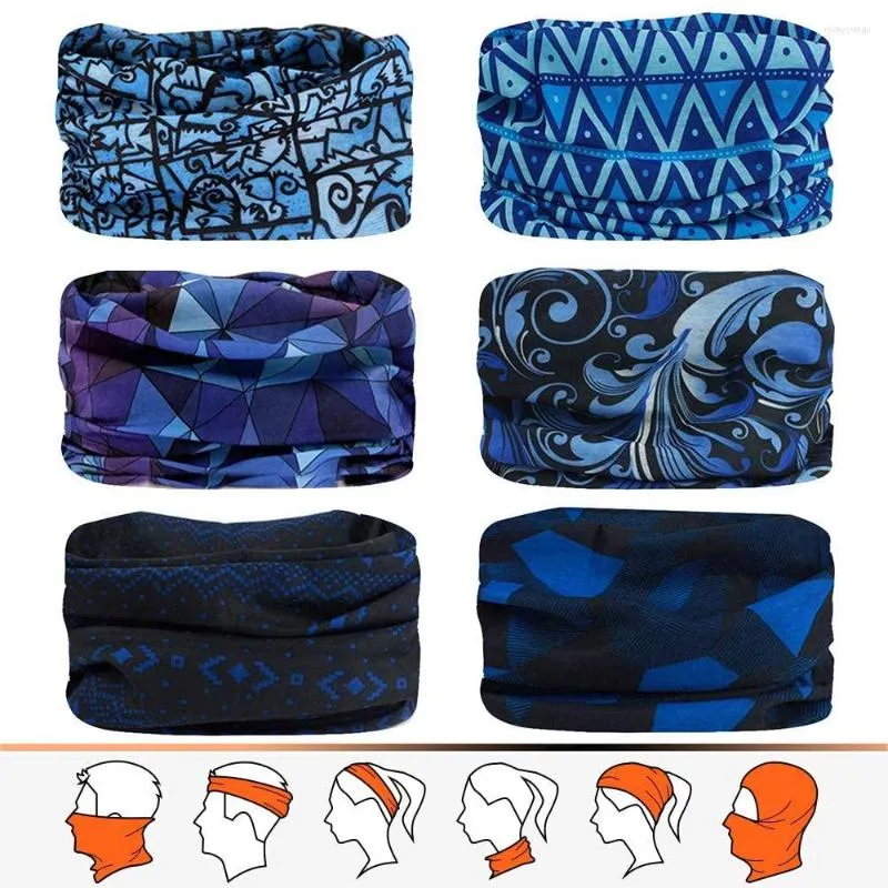 Bandanas Bandana Neck Gaiter Wrap Beadband Balaclava Magic Magic Cycling Motorcycle Scarves Scloves Outdoor Windproof Sports