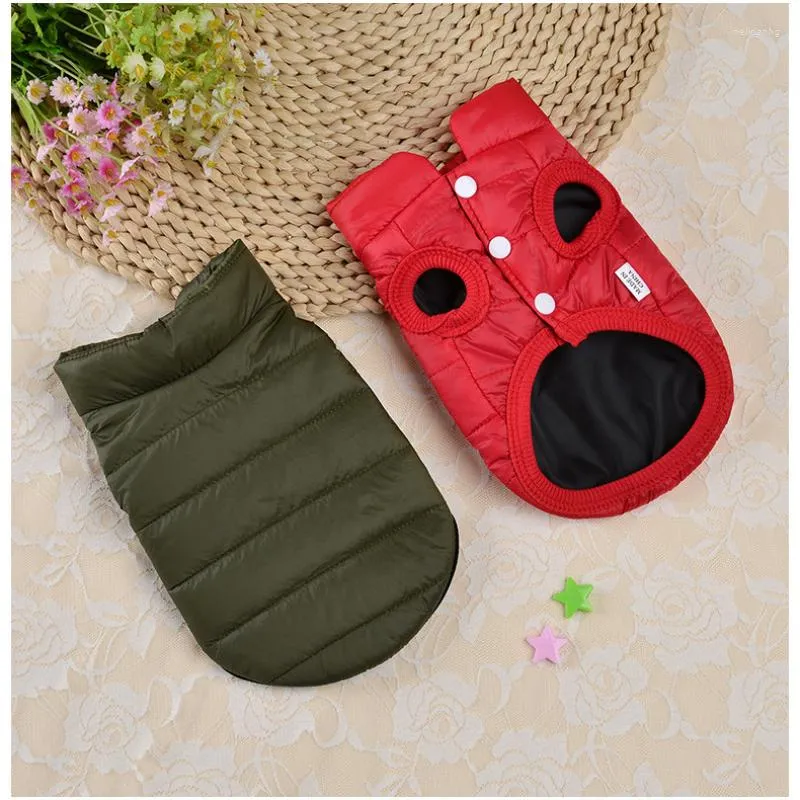 Dog Apparel Down Jacket Pet Clothes Warm Small Teddy Chihuahua Fall Winter Clothing