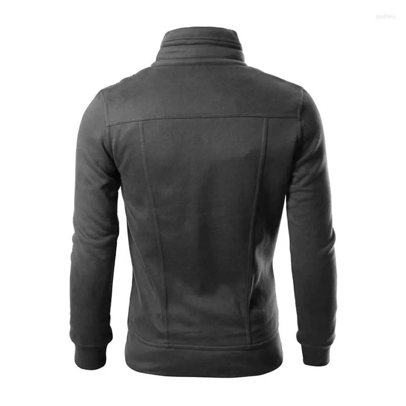 Hommes Hoodies Hommes Sportwear Fermeture Éclair Décoration Sweat Hommes Casual Survêtement Manteau De Mode Hiphop Vêtements À Capuche 4XL YA670