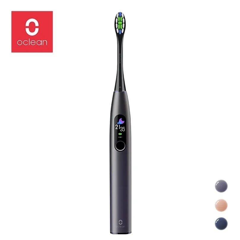 Brosse à dents Oclean X Pro Smart Sonic Electric Set IPX7 Brosse de blanchiment à ultrasons Kit de brosse à dents ultrasonique automatique rechargeable 220921