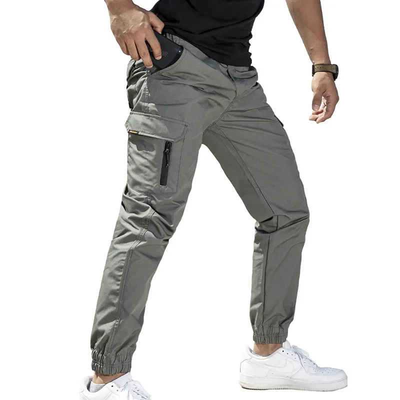 Jeans Para Hombres Mege Marca Moda Streetwear Casual Camuflaje