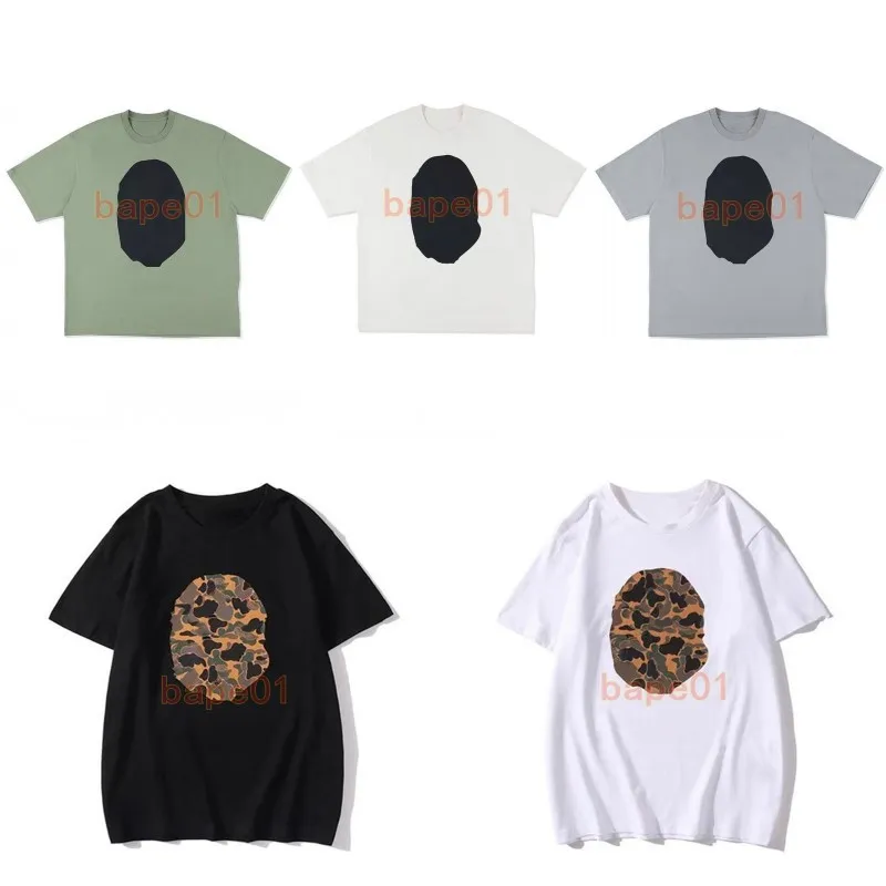 Män Designer T-shirt Polos Svart Vit Gemensamt designade Korta ärmar Herr Dam Camo tryckt sommar T-shirt T-shirts Storlek M-2XL