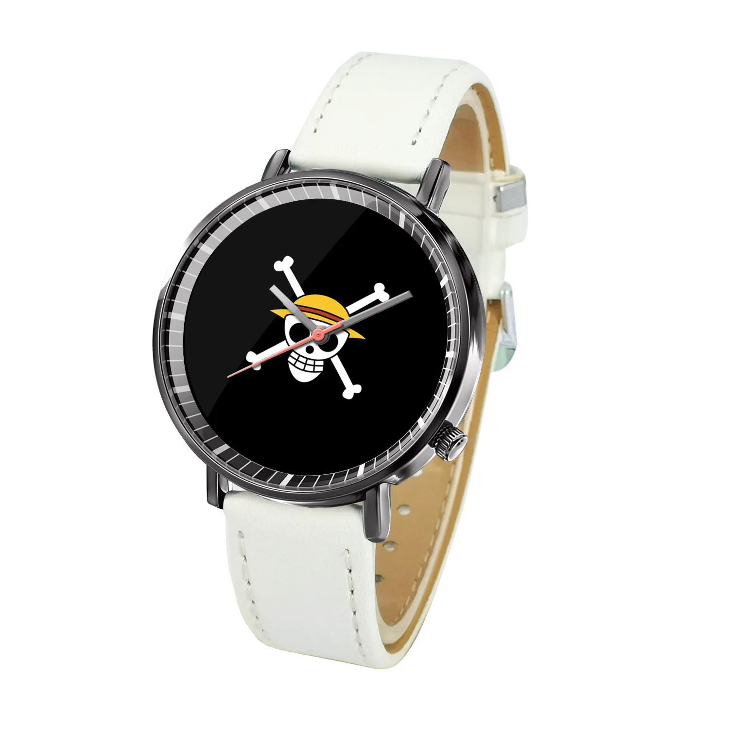 LMJLI - Skeleton Quartz kijkt naar mannelijke en vrouwelijke student Watch riem casual mode eenvoudig waterdicht