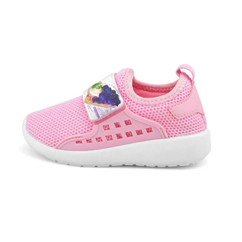 Enfant Conception Personnalisée Chaussures Filles Courir Baskets Personnalisable Motif Bleu Peinture Respirant Enfants En Plein Air Formateurs