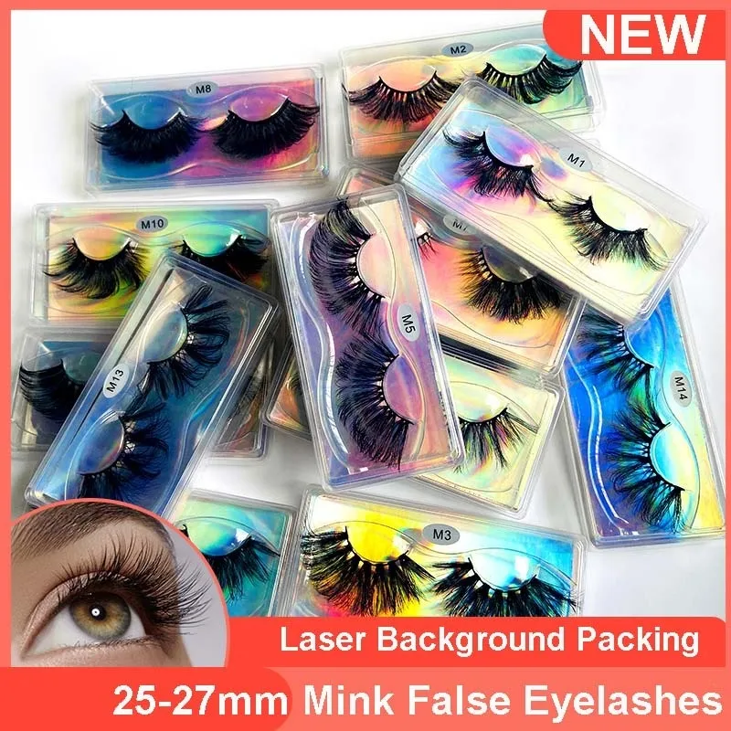 Multilayer Thick Mink False Eyelashes Naturally Soft and Delicate Hand Made Reusable Curly Fake Lashes Extensions Messy Crisscross 14 Models DHL