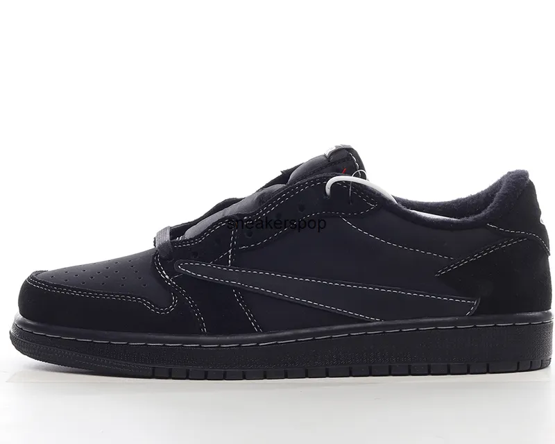 Black Phantom X TS Basketbalschoenen 1s Jumpman 1 Low OG 2022 Release outdoor Sneaker Vrijetijdssportschoen met doos