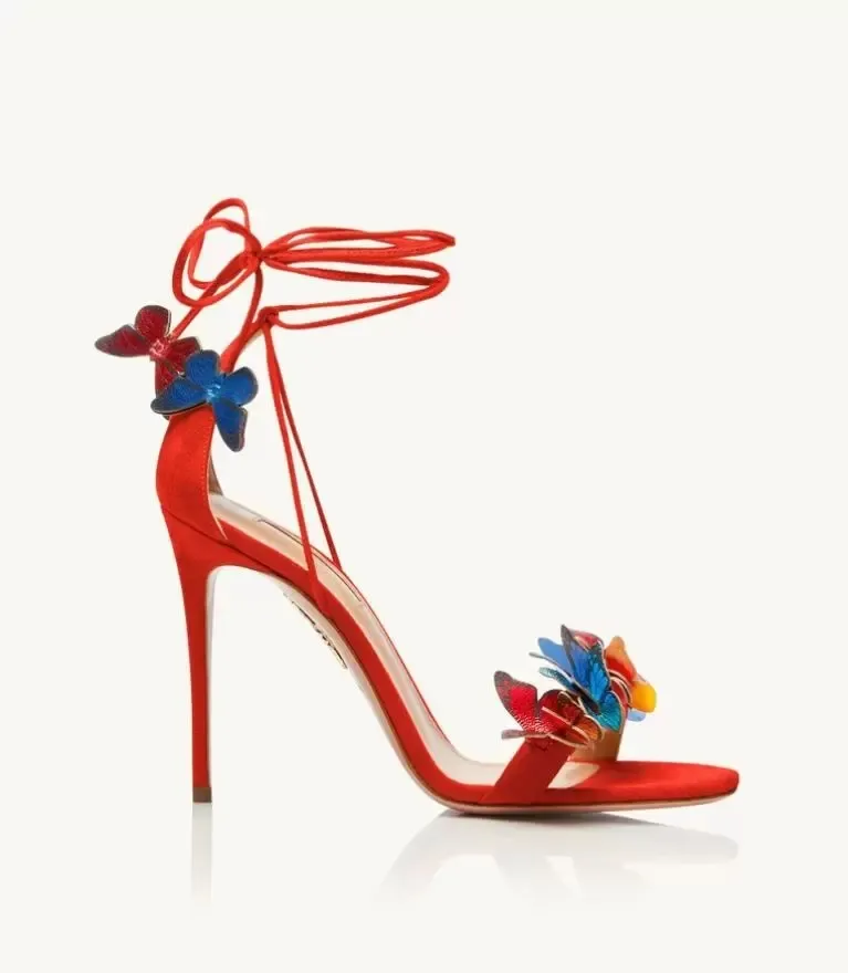 Mirrored Butterfly Butterfly High Heels Womens Sandals Fashion Designer  Mixed Colors With Open Toe, Stiletto, Angle Wings, Ankle Buckle Strap  Sandalias Mujer Verano 2022 From Beautifulshoesstore, $66.58 | DHgate.Com