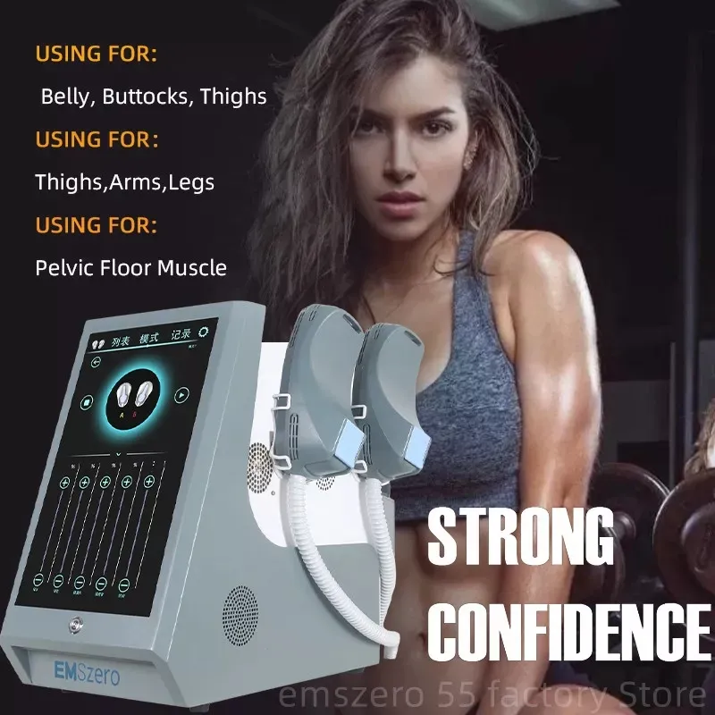 Das neueste HI-EMT-Schönheitsgerät für den Haushalt DLS-EMSLIM Electric Fitness Body Shaping Muscle Stimulation Machine