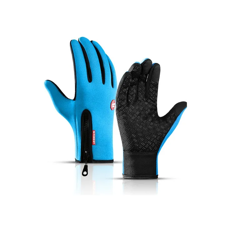 Motorrad-Fahrradhandschuhe, Touchscreen, warm, Vollfinger-Herren-Handschuhe für Fahrrad, Ski, Outdoor, Sport, Camping