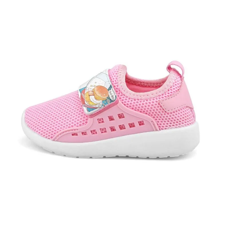 Child Custom Design Shoes Girls Running Sneakers Customizable Pattern White Pink Breathable Children Outdoor Trainers