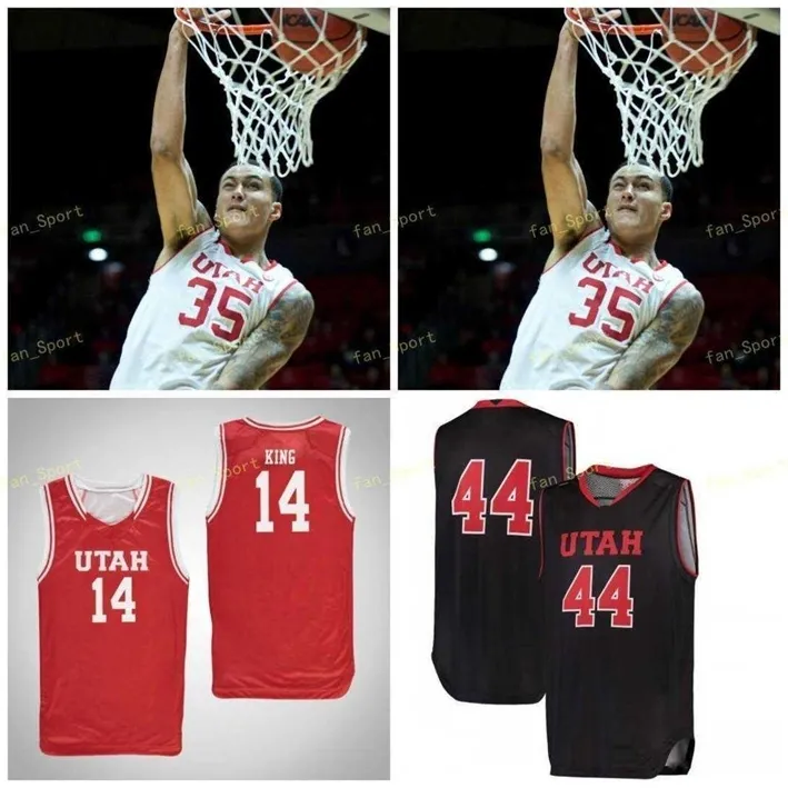 Nik1 NCAA College Utah Utes Basketball Jersey 10 Christian Popoola 11 Both Gach 13 Novak Topalovic 15 Kevin Kremer Custom Stitched