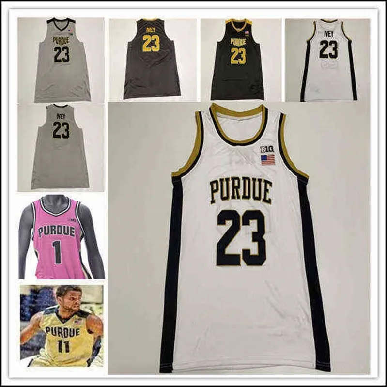 WSKT bär anpassade college basket Purdue Boilermaker Jersey Jaden Ivey Trevion Williams Sasha Stefanovic Isaiah Thompson Zach Eric Hunter