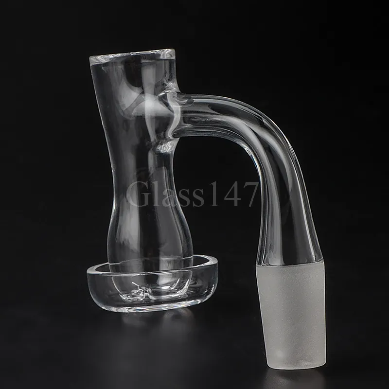 DHL Smoke Nails Full Weld Quartz Banger mit Base Ball Terp Slurper Set abgeschrägte Kante für Glaswasserpfeifen Bongs Dab Rigs