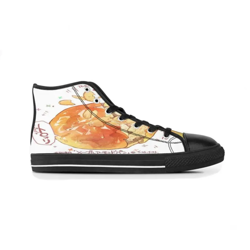 GAI Men Custom Design Shoes Canvas Sneakers Hand Painted Women Fashion High Cut Trainers