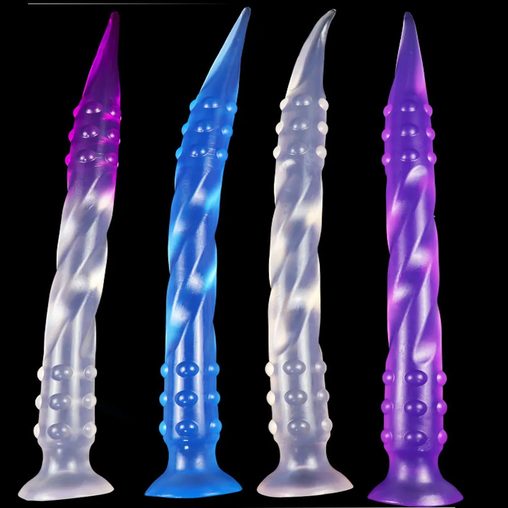 Articoli di bellezza Spike Dildo anale Lungo Butt Plug Strapon Giocattoli sexy Per uomini Donne Masturbatorib Esplora il dilatatore del punto G Deep 18 Shop