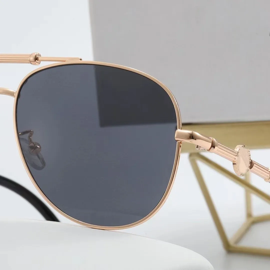 luxury designer sunglasses for men women mirror metal frame pilot sunglass classic vintage eyewear Anti-UV cycling driving 298 fashion Wrap sun glasses