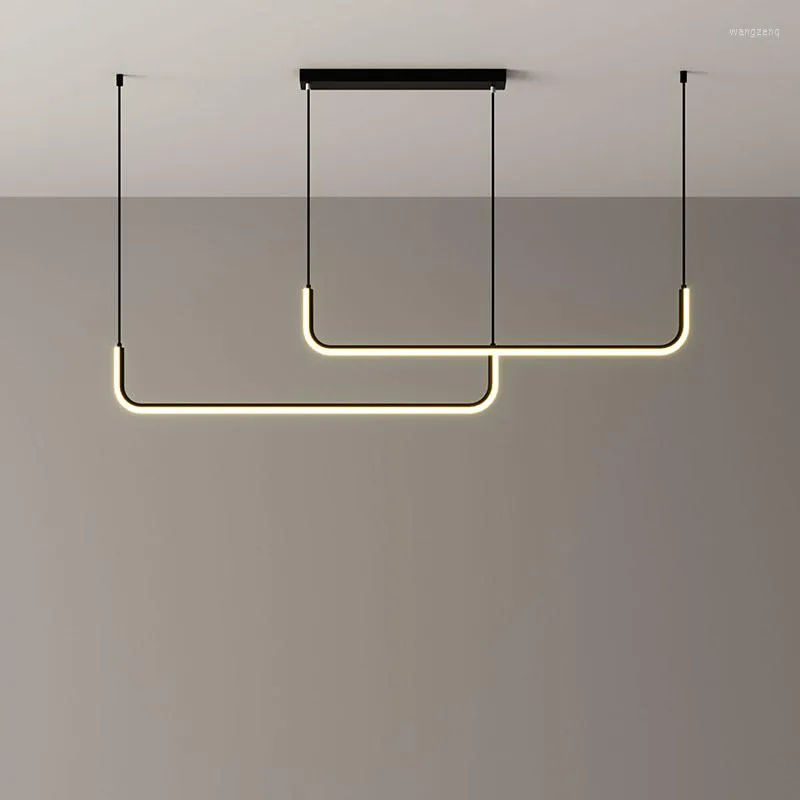 Hanglampen Moderna Bar LED -licht voor keukenkantoor Luster Lamparas Lamp Restaurant Dining Room Lights