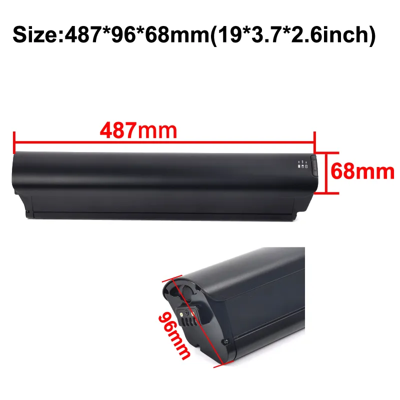 replacement macwheel ebike battery 36v 48v 10.4ah 14ah 500W Electric Bike Battery