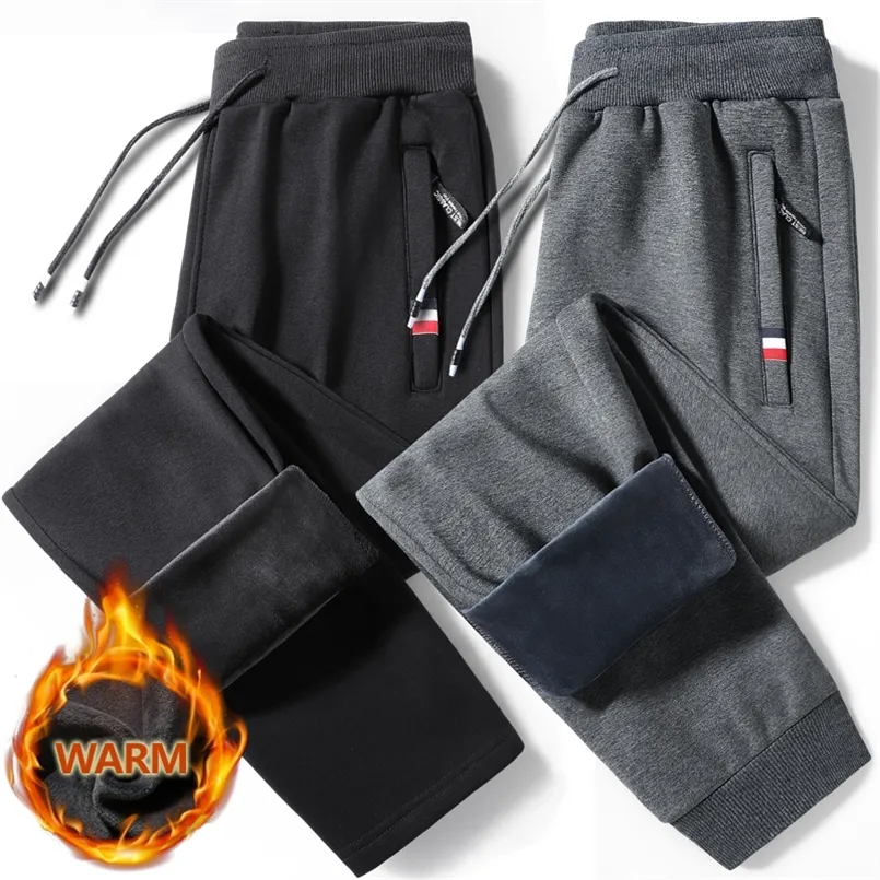 Men's Pants Winter Warm Men Cotton Fitness Sportswear Tracksuit Bottoms Skinny Sweatpants Trousers Track Mens Joggers M-8XL K340 220920